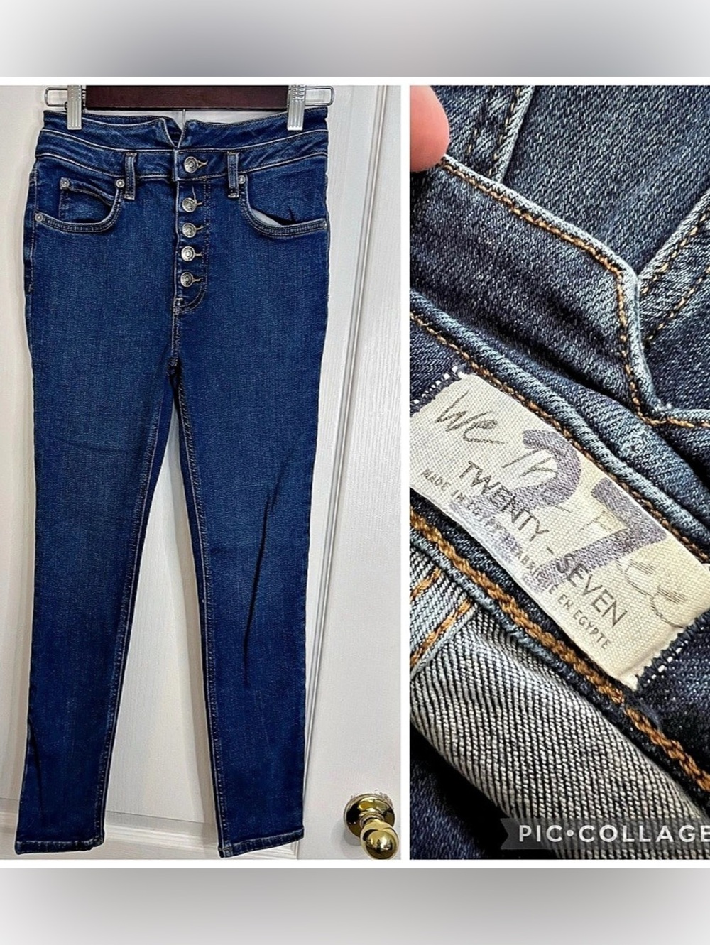 We the free Legging high rise Skinny Jeans in Blue size 27